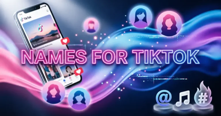 Names For Tiktok
