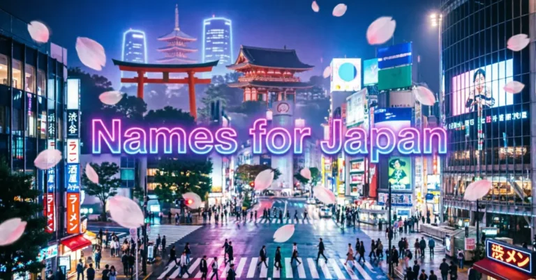 Names For Japan