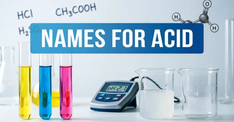 Names For Acid