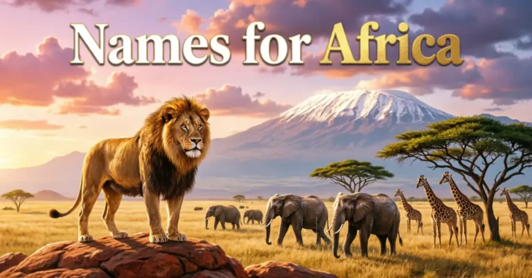 Names For Africa