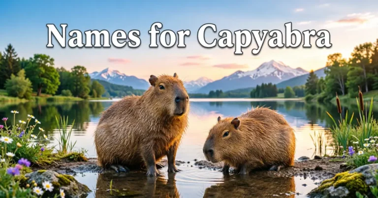 Names For Capybara