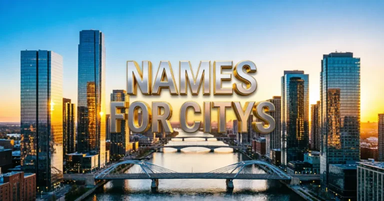 Names For Cities