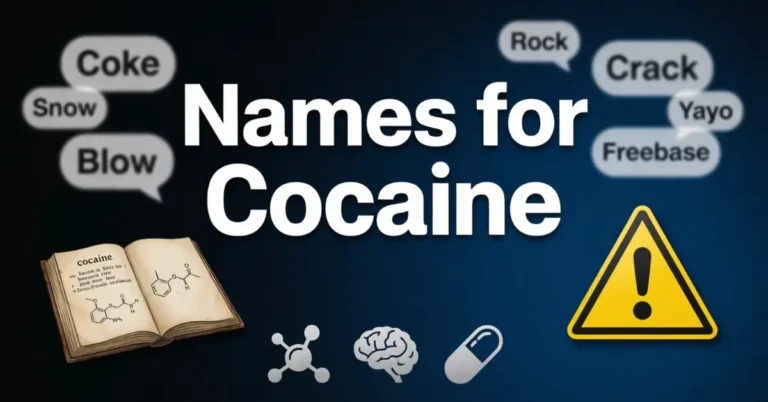 Names For Cocaine