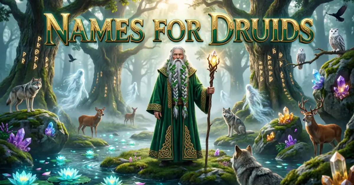 Names For Druids