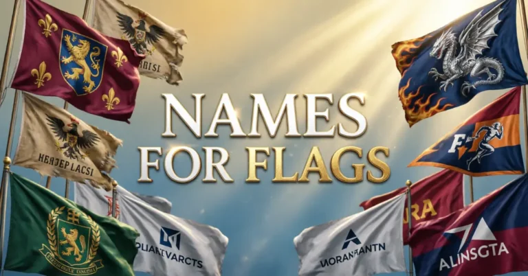 Names For flags