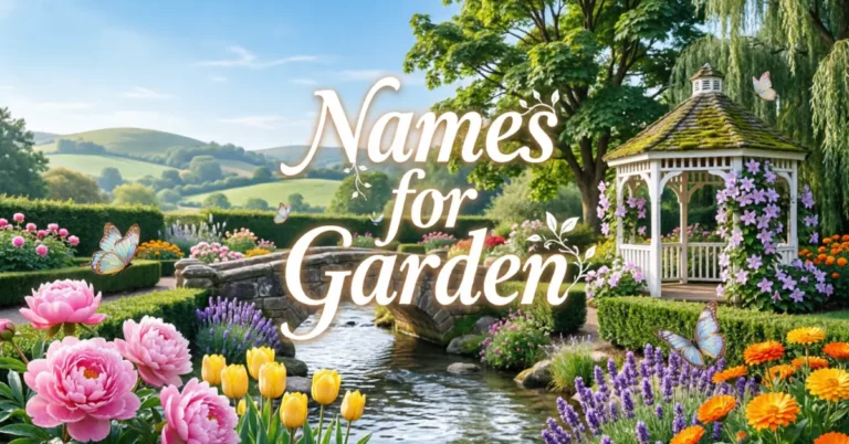 Names For Gardens