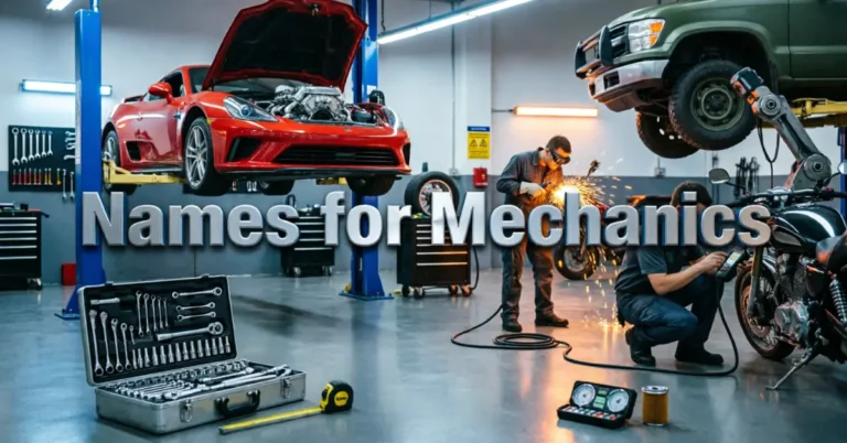 Names For Mechanics