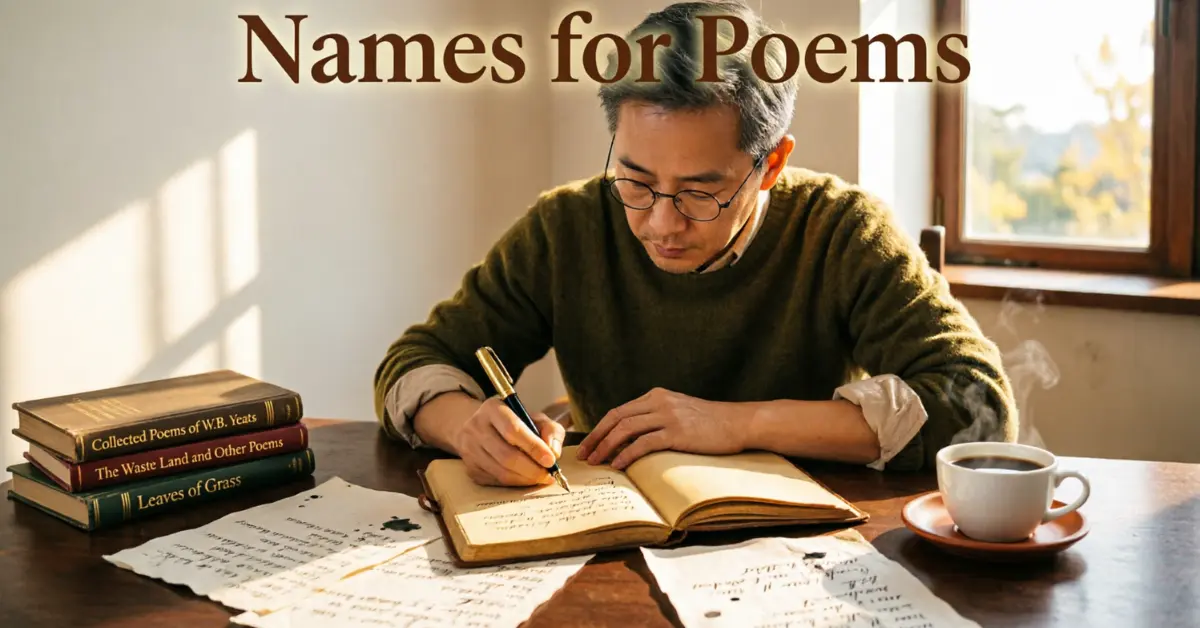 Names For Poems
