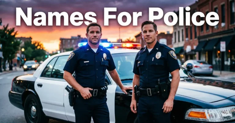 Names For Police