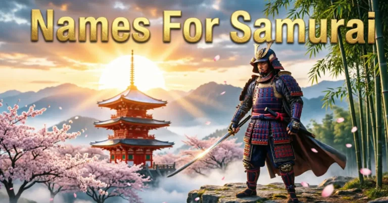 Names For Samurai