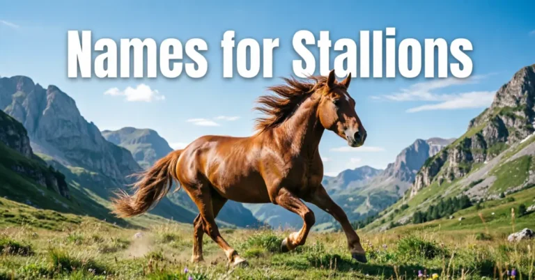 Names For Stallions