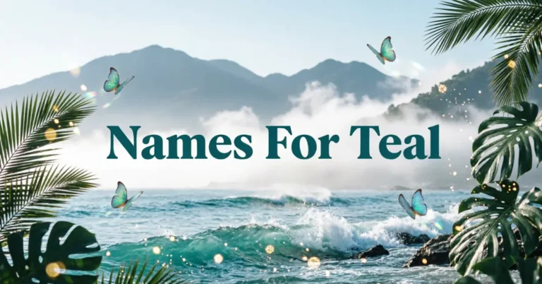 Names For Teal