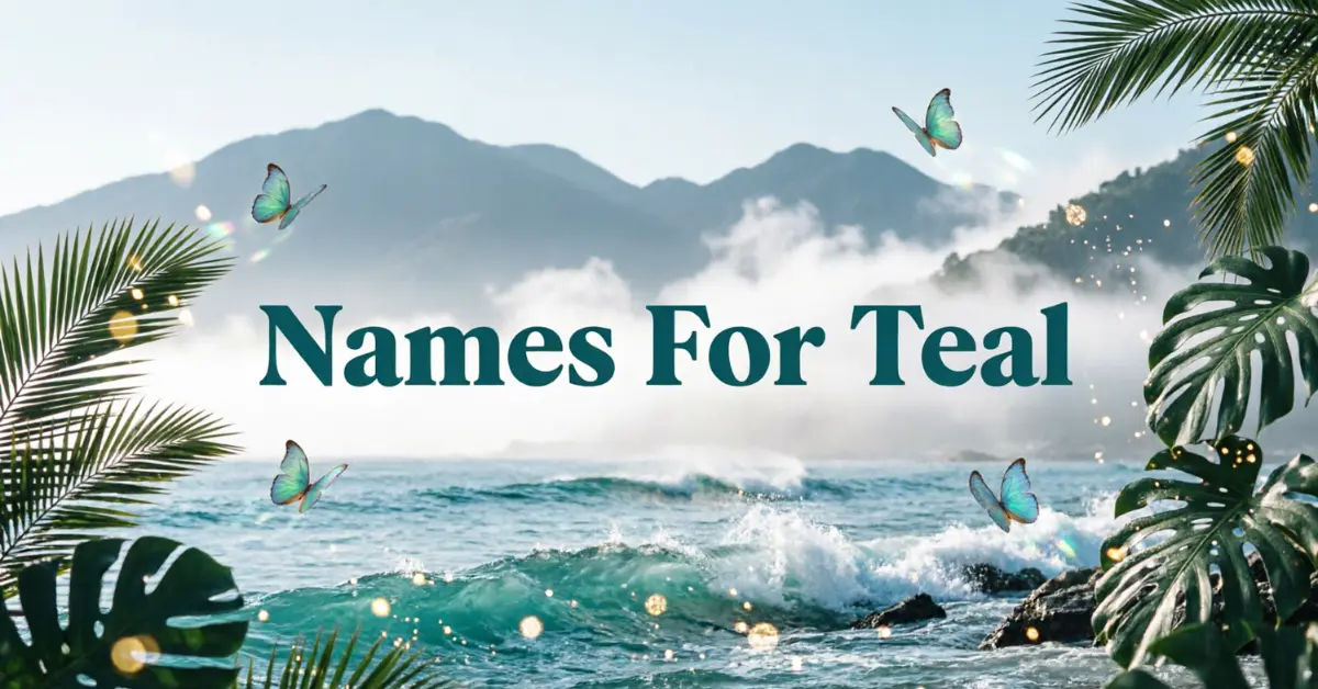 Names For Teal