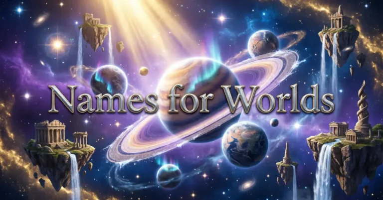 Names For Worlds