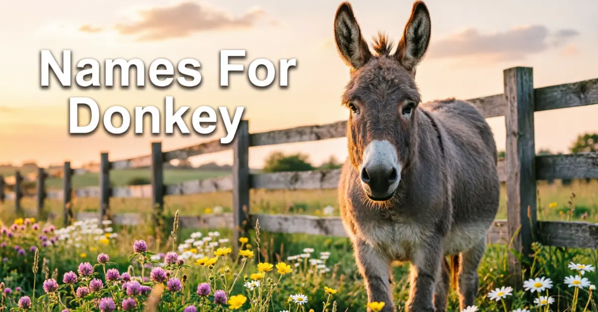 Names For Donkey