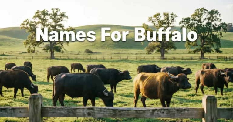 Names For Buffalo