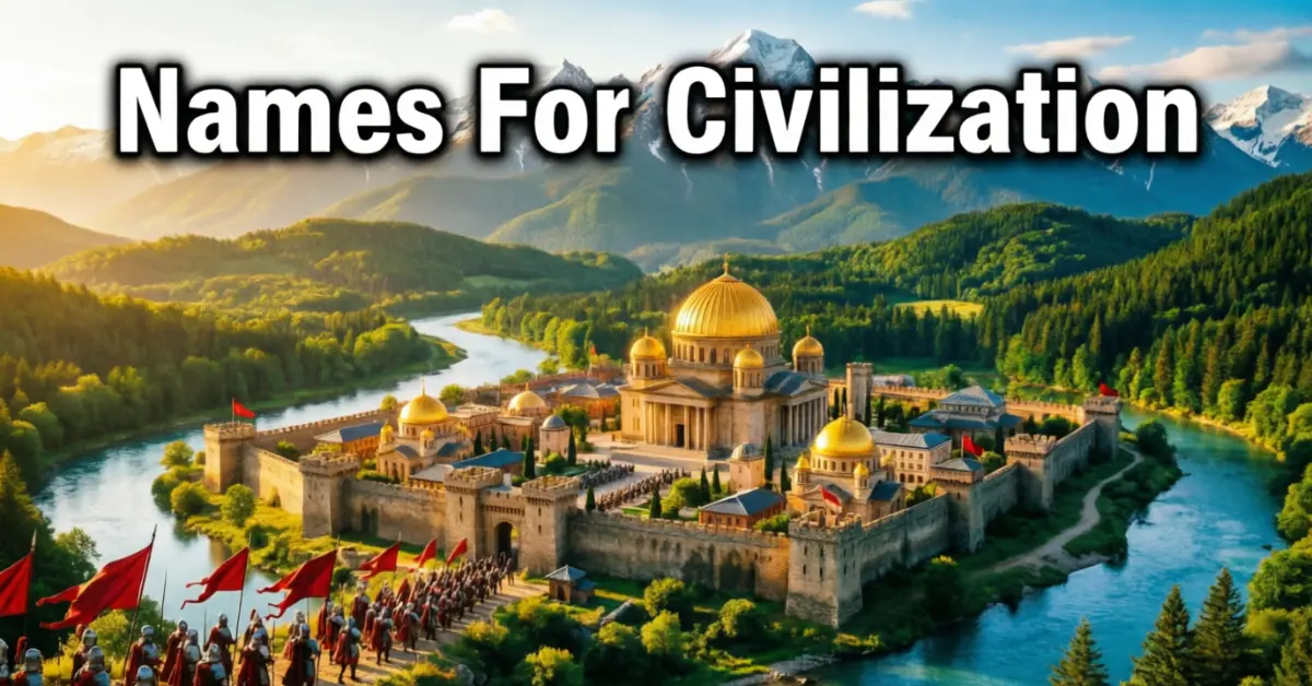 Names For Civilization