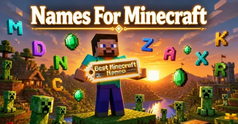 Names For Minecraft