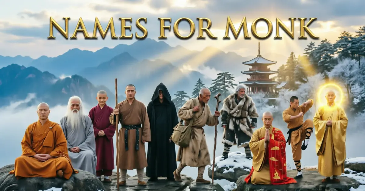 Names For Monk