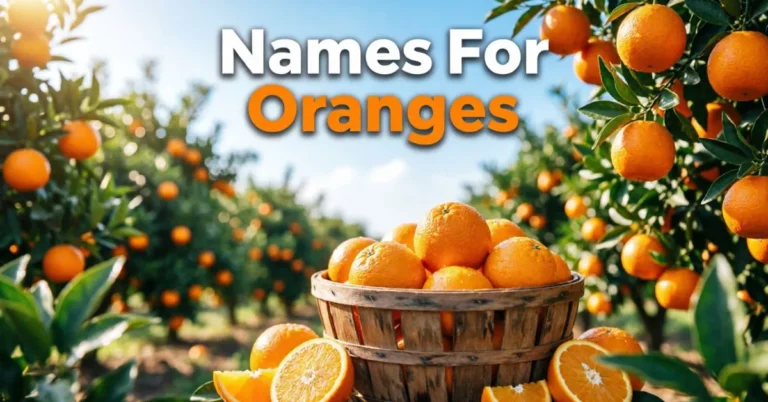 Names For Oranges
