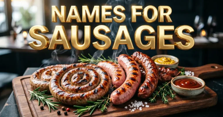 Names For Sausages