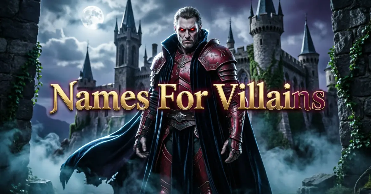 Names For Villains