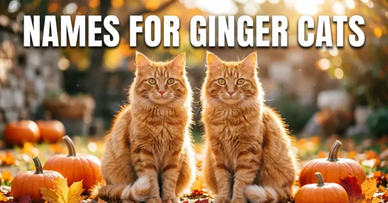 Names For Ginger Cats